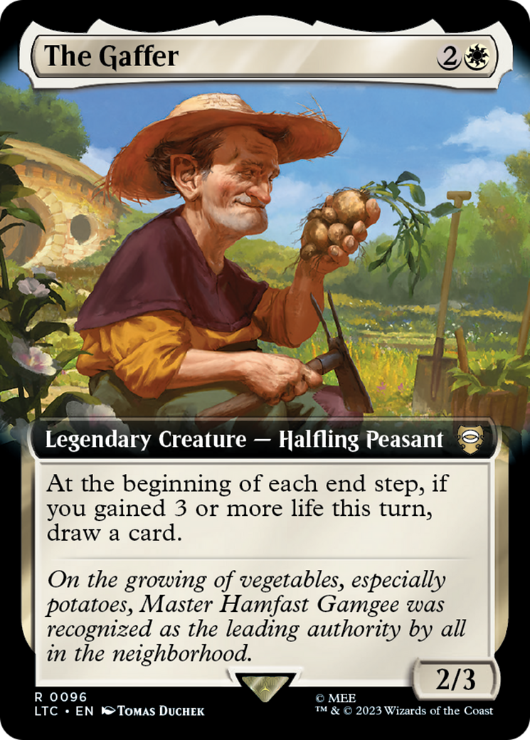 The Gaffer (LTC-096) - Tales of Middle-earth Commander: (Extended Art) - Premium MTG Single from Wizards of the Coast - Just $0.83! Shop now at Game Crave Tournament Store