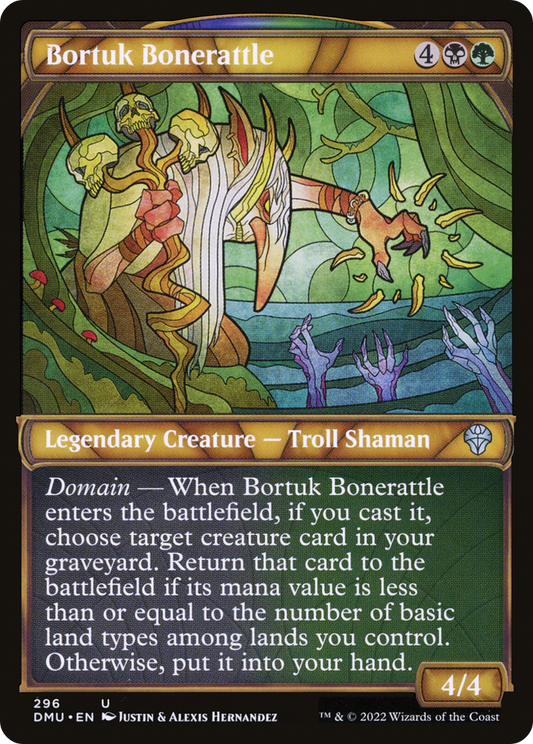 Bortuk Bonerattle (DMU-296) - Dominaria United: (Showcase) - Premium MTG Single from Wizards of the Coast - Just $0.08! Shop now at Game Crave Tournament Store