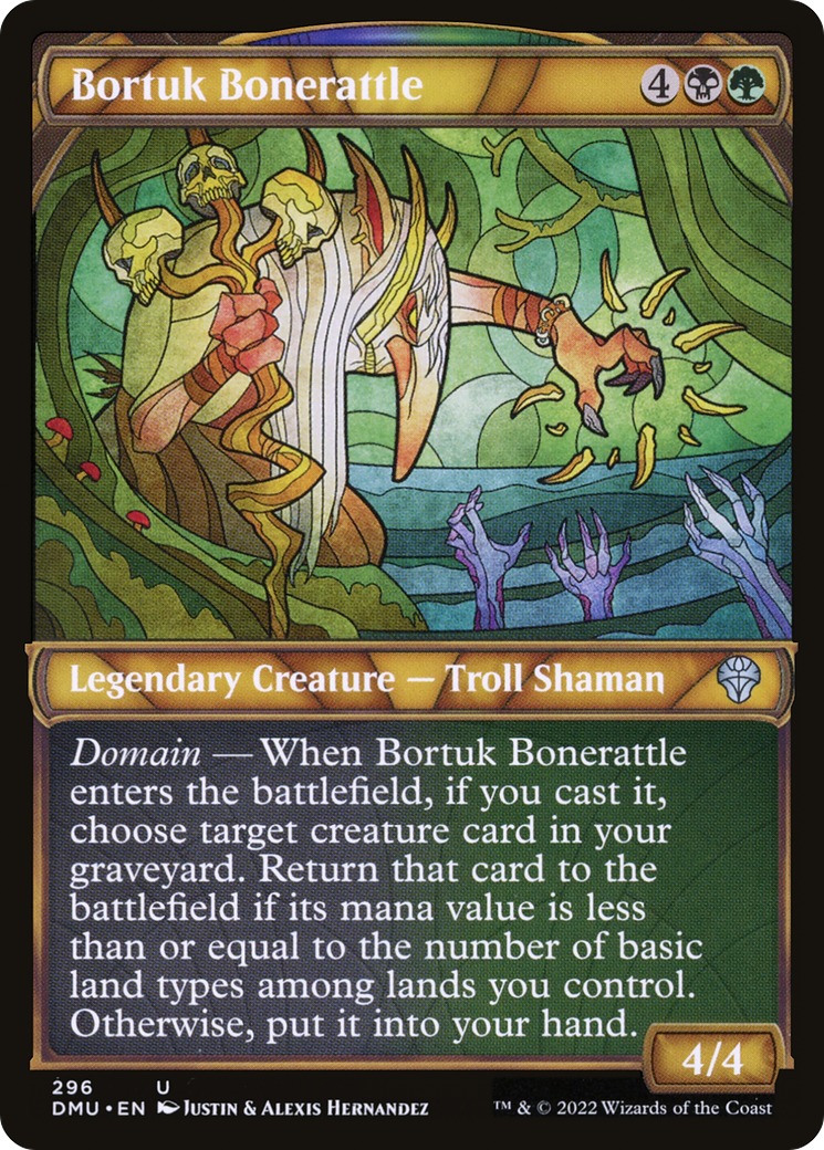 Bortuk Bonerattle (DMU-296) - Dominaria United: (Showcase) Foil - Premium MTG Single from Wizards of the Coast - Just $0.08! Shop now at Game Crave Tournament Store