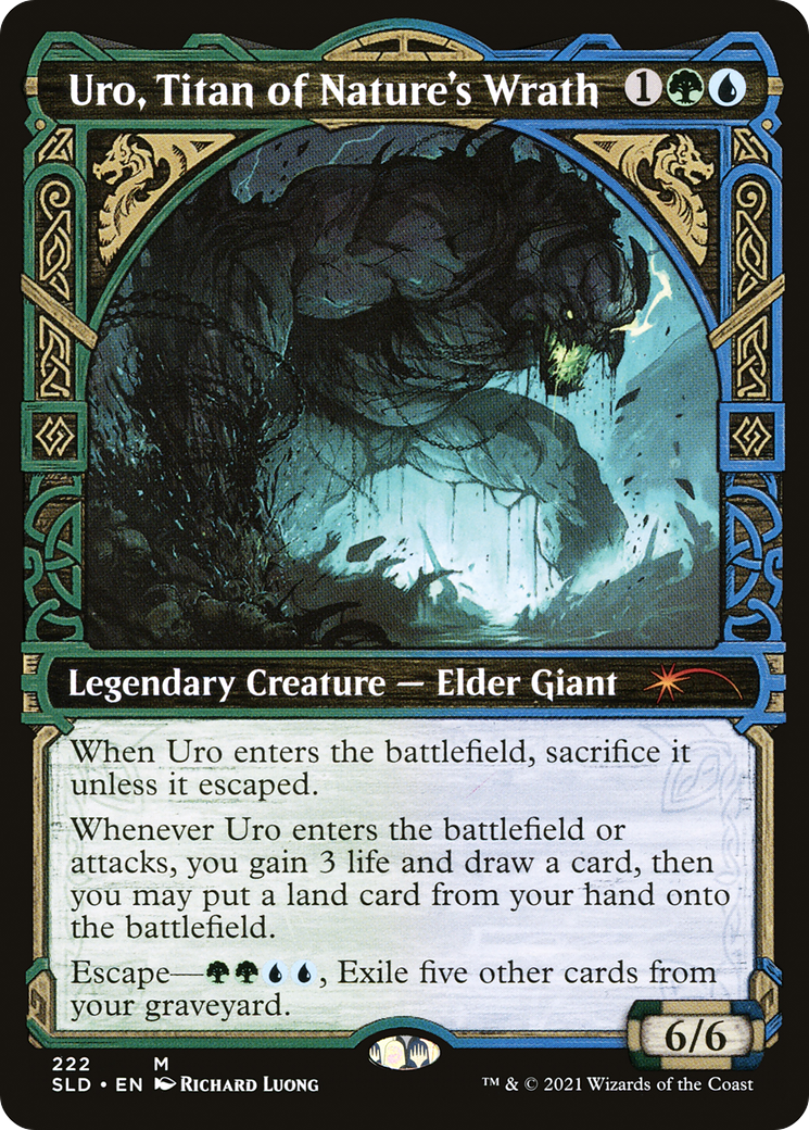 Uro, Titan of Nature's Wrath (SLD-222) - Secret Lair Drop: (Showcase) Foil - Premium MTG Single from Wizards of the Coast - Just $7.86! Shop now at Game Crave Tournament Store