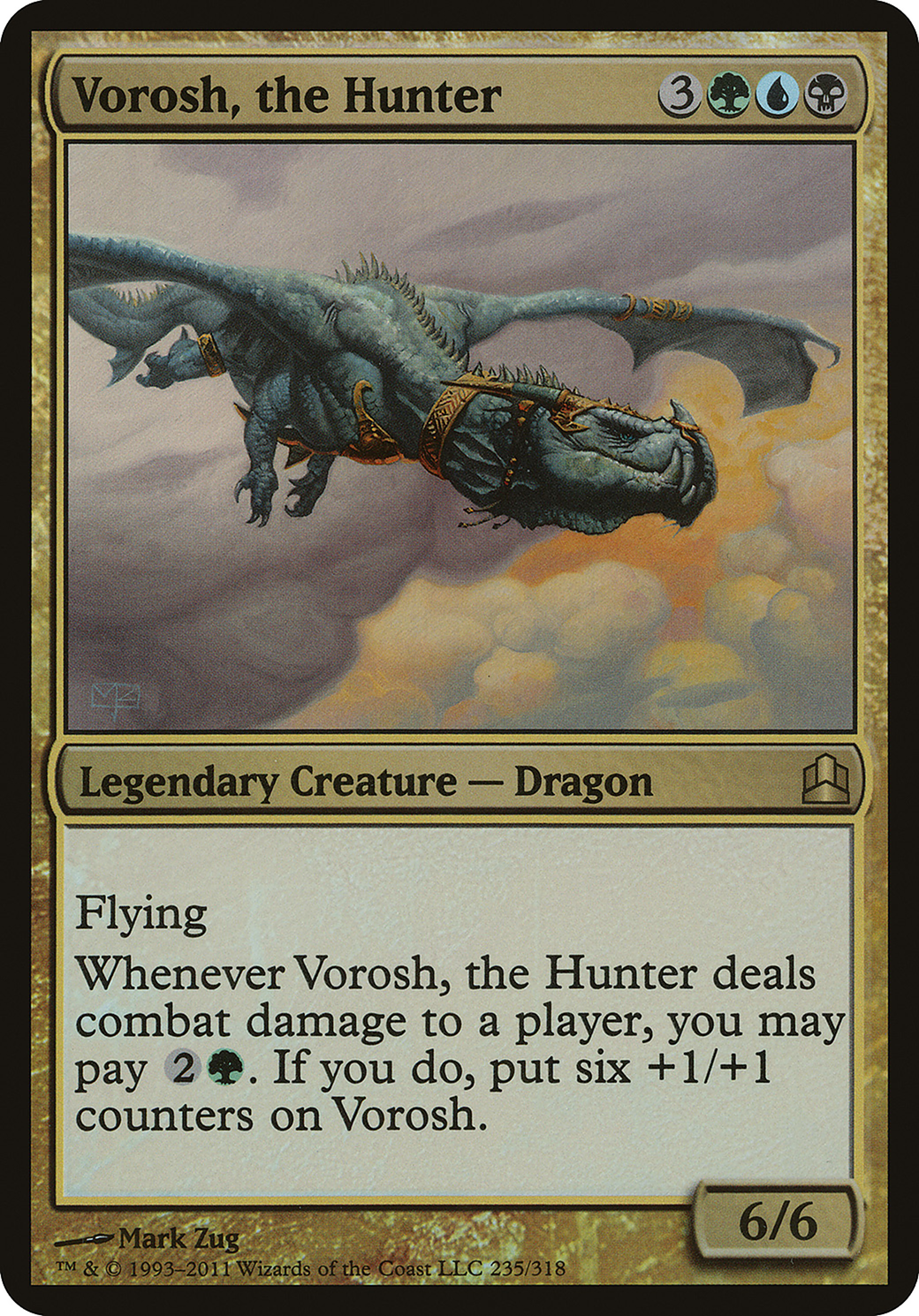 Vorosh, the Hunter (OCMD-235) - Commander 2011 Oversized Foil - Premium MTG Single from Wizards of the Coast - Just $0.61! Shop now at Game Crave Tournament Store