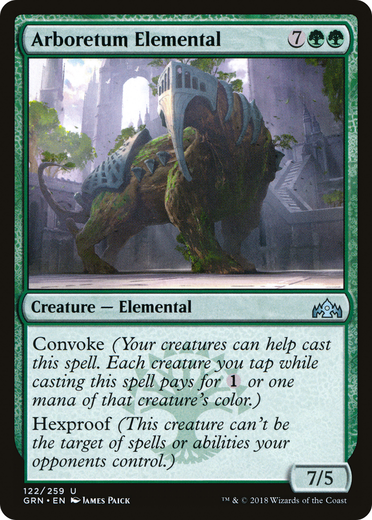 Arboretum Elemental (GRN-122) - Guilds of Ravnica - Premium MTG Single from Wizards of the Coast - Just $0.25! Shop now at Game Crave Tournament Store