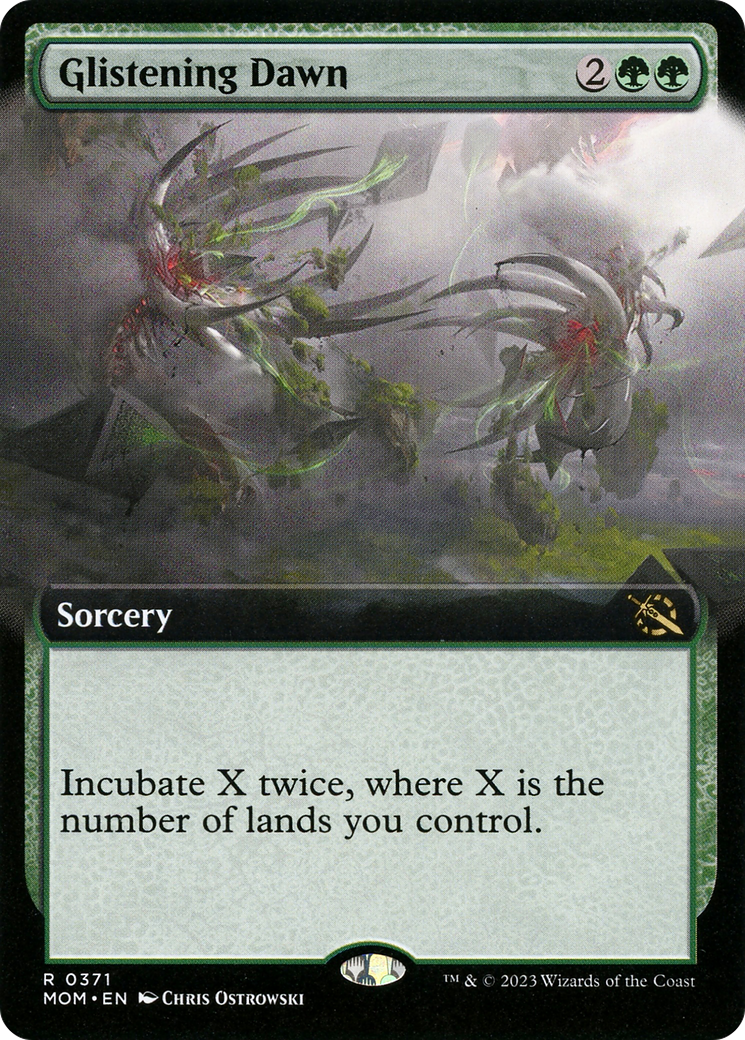 Glistening Dawn (MOM-371) - March of the Machine: (Extended Art) Foil - Premium MTG Single from Wizards of the Coast - Just $0.08! Shop now at Game Crave Tournament Store