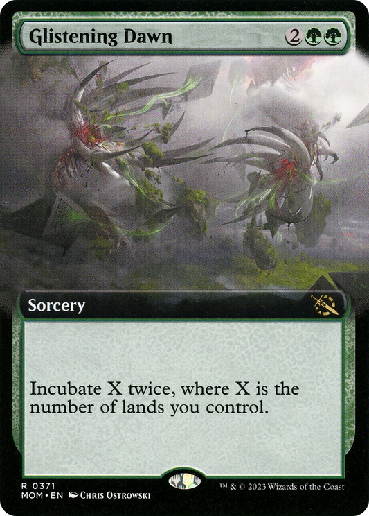 Glistening Dawn (MOM-371) - March of the Machine: (Extended Art) Foil - Premium MTG Single from Wizards of the Coast - Just $0.08! Shop now at Game Crave Tournament Store