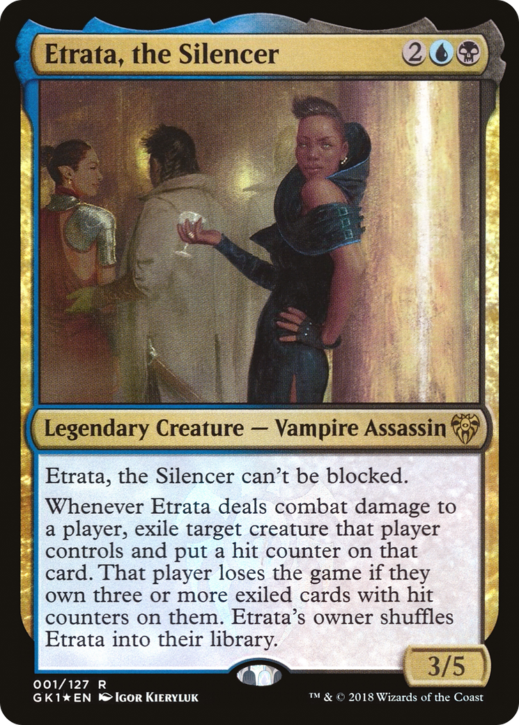 Etrata, the Silencer (GK1-001) - GRN Guild Kit Foil - Premium MTG Single from Wizards of the Coast - Just $0.60! Shop now at Game Crave Tournament Store
