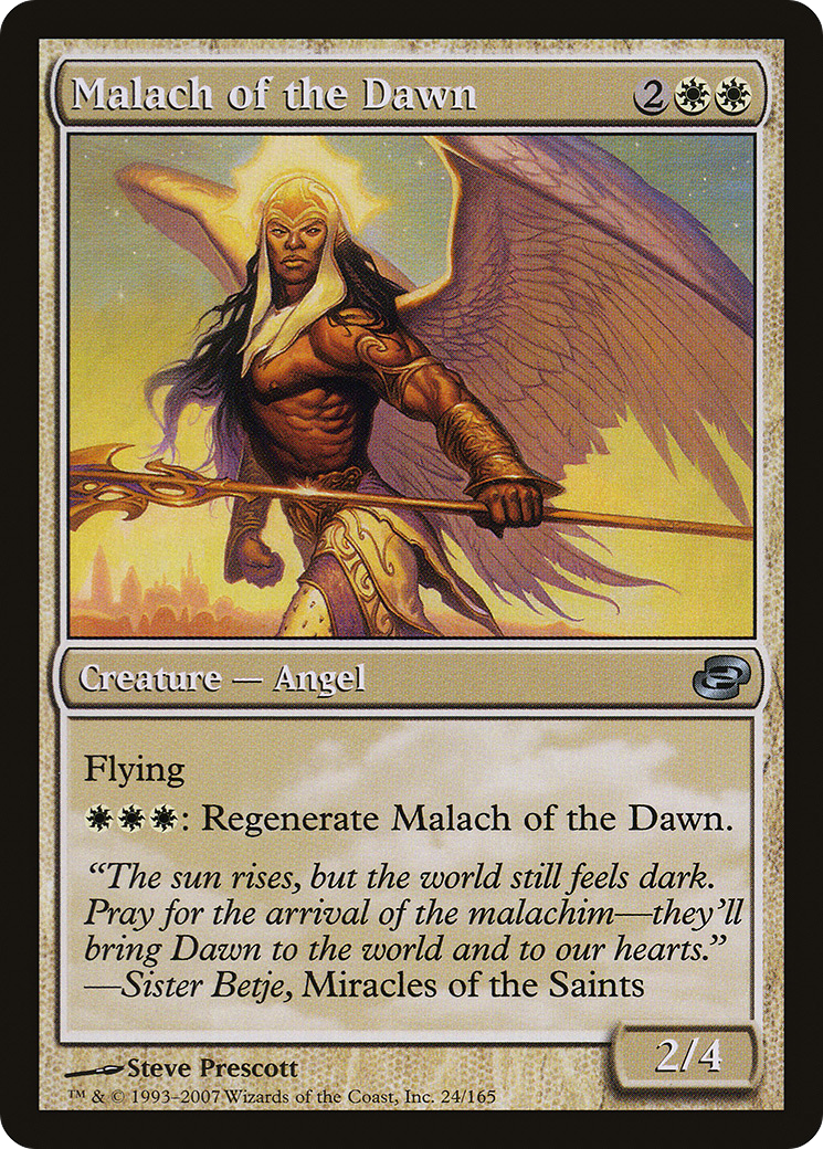 Malach of the Dawn (PLC-024) - Planar Chaos: (colorshifted) Foil - Premium MTG Single from Wizards of the Coast - Just $0.14! Shop now at Game Crave Tournament Store