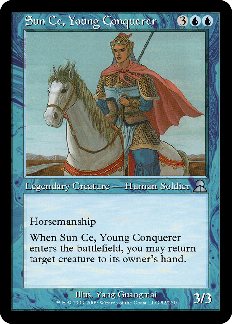 Sun Ce, Young Conquerer (ME3-052) - Masters Edition III Foil - Premium MTG Single from Wizards of the Coast - Just $0! Shop now at Game Crave Tournament Store