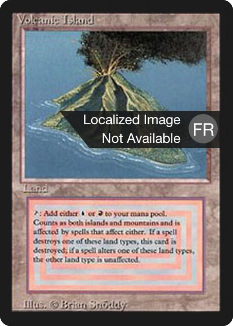 Volcanic Island (FBB-291) - Foreign Black Border - Premium MTG Single from Wizards of the Coast - Just $324! Shop now at Game Crave Tournament Store