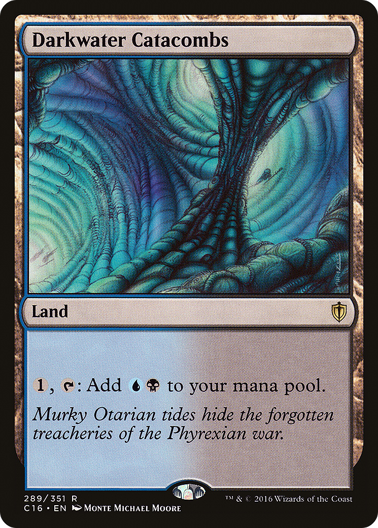 Darkwater Catacombs (C16-289) - Commander 2016 - Premium MTG Single from Wizards of the Coast - Just $0.08! Shop now at Game Crave Tournament Store