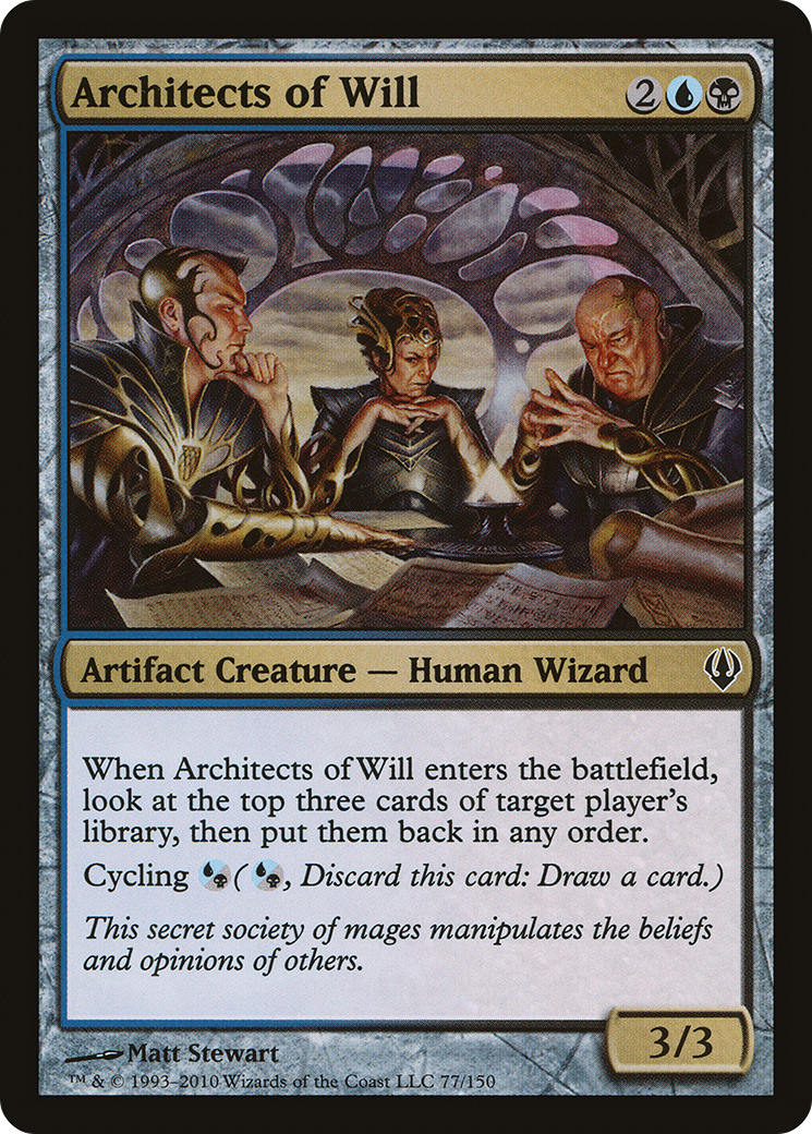 Architects of Will (ARC-077) - Archenemy - Premium MTG Single from Wizards of the Coast - Just $0.16! Shop now at Game Crave Tournament Store
