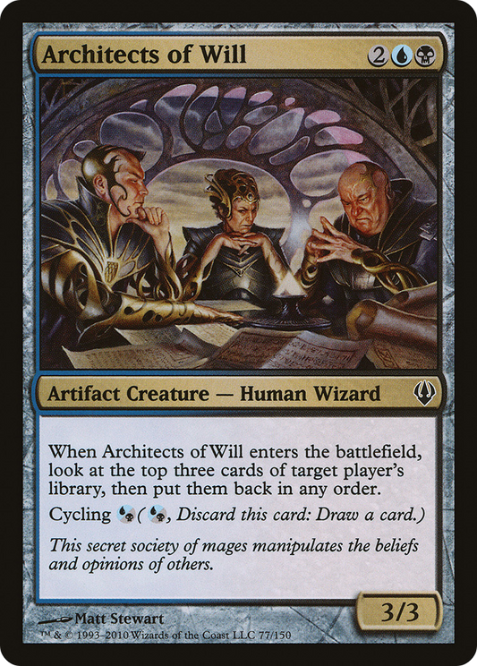 Architects of Will (ARC-077) - Archenemy - Premium MTG Single from Wizards of the Coast - Just $0.16! Shop now at Game Crave Tournament Store