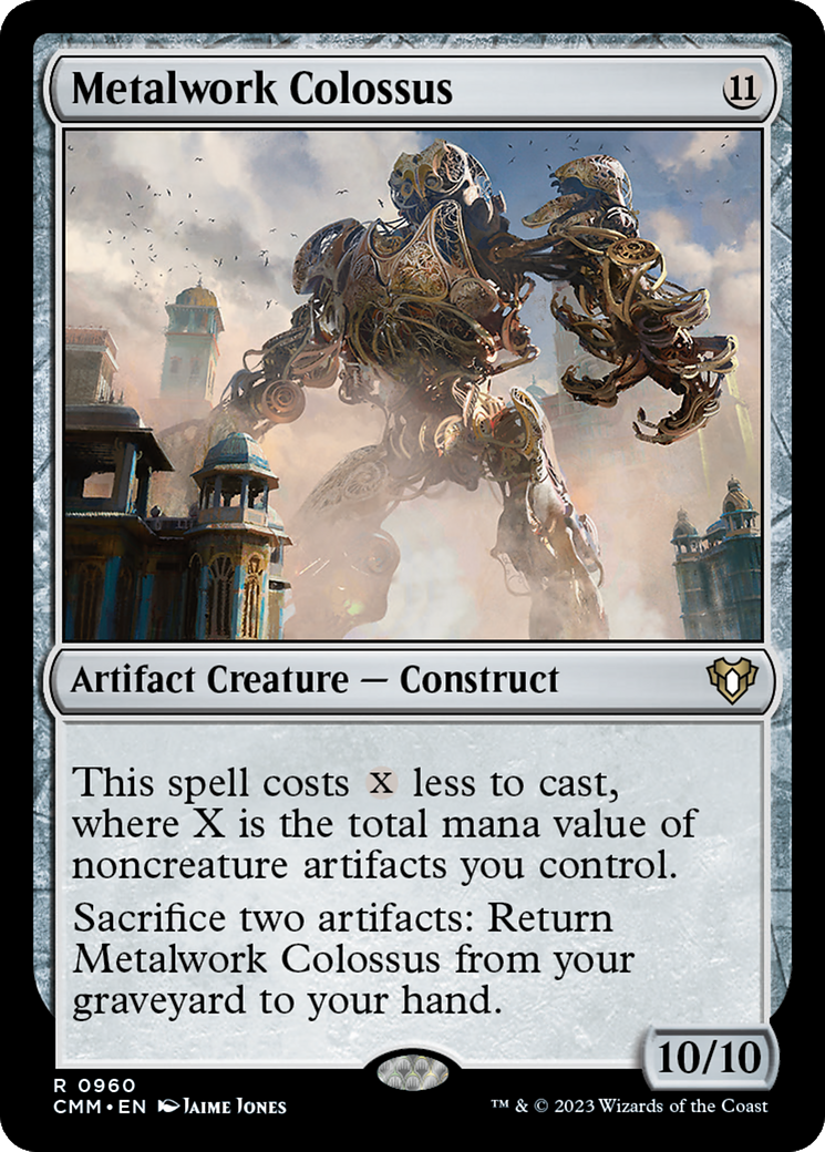 Metalwork Colossus (CMM-960) - Commander Masters - Premium MTG Single from Wizards of the Coast - Just $0.18! Shop now at Game Crave Tournament Store