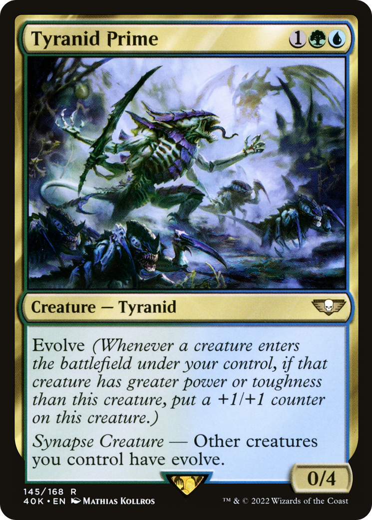 Tyranid Prime (40K-145) - Warhammer 40,000 Commander - Premium MTG Single from Wizards of the Coast - Just $0.12! Shop now at Game Crave Tournament Store