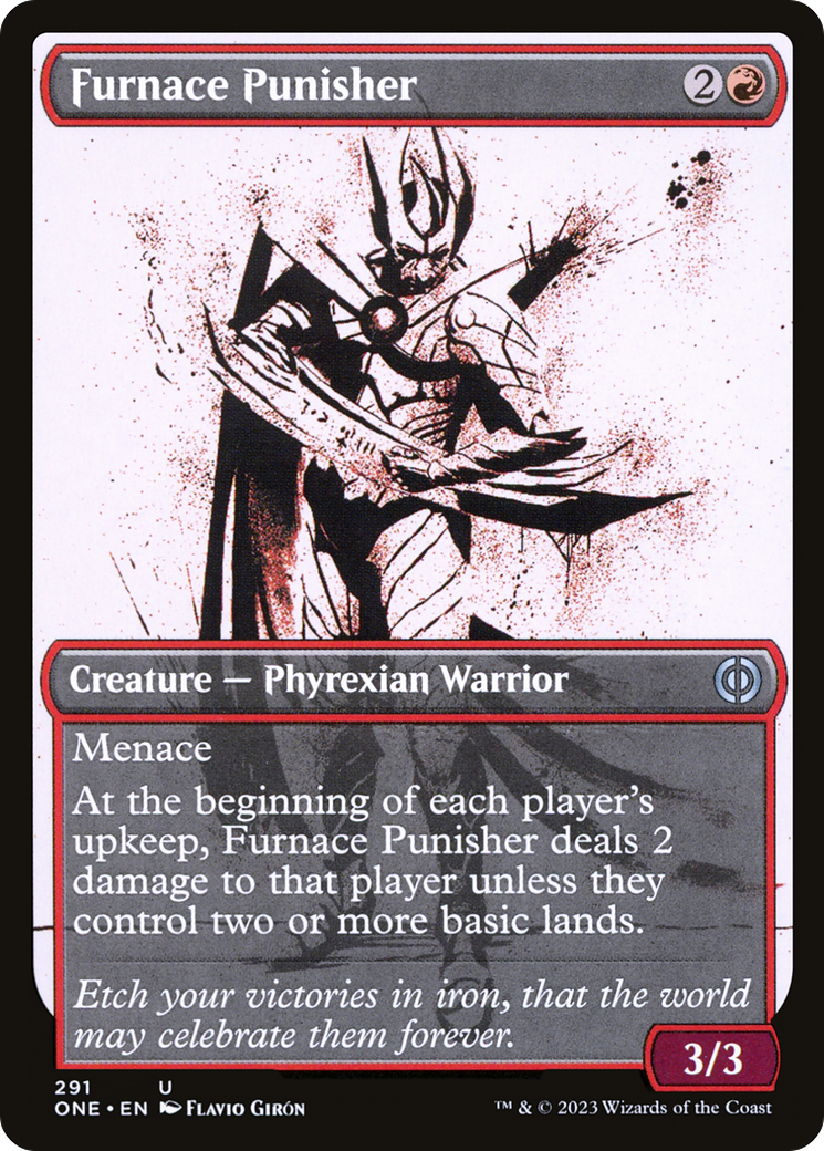 Furnace Punisher (ONE-291) - Phyrexia: All Will Be One: (Showcase) - Premium MTG Single from Wizards of the Coast - Just $0.08! Shop now at Game Crave Tournament Store