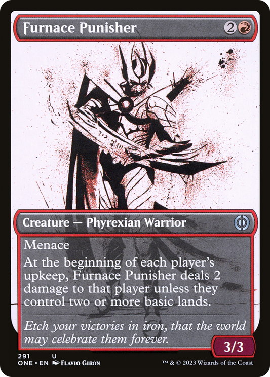 Furnace Punisher (ONE-291) - Phyrexia: All Will Be One: (Showcase) - Premium MTG Single from Wizards of the Coast - Just $0.08! Shop now at Game Crave Tournament Store