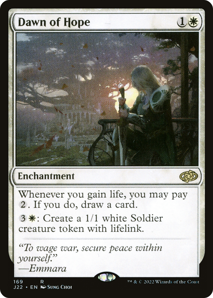 Dawn of Hope (J22-169) - Jumpstart 2022 - Premium MTG Single from Wizards of the Coast - Just $0.25! Shop now at Game Crave Tournament Store