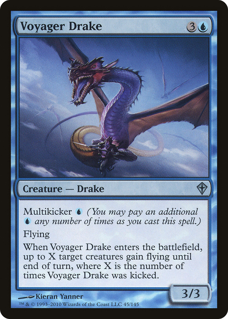 Voyager Drake (WWK-045) - Worldwake Foil - Premium MTG Single from Wizards of the Coast - Just $0.08! Shop now at Game Crave Tournament Store