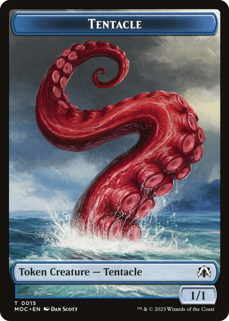 Tentacle (TMOC-015) - March of the Machine Commander Tokens - Premium MTG Single from Wizards of the Coast - Just $0! Shop now at Game Crave Tournament Store