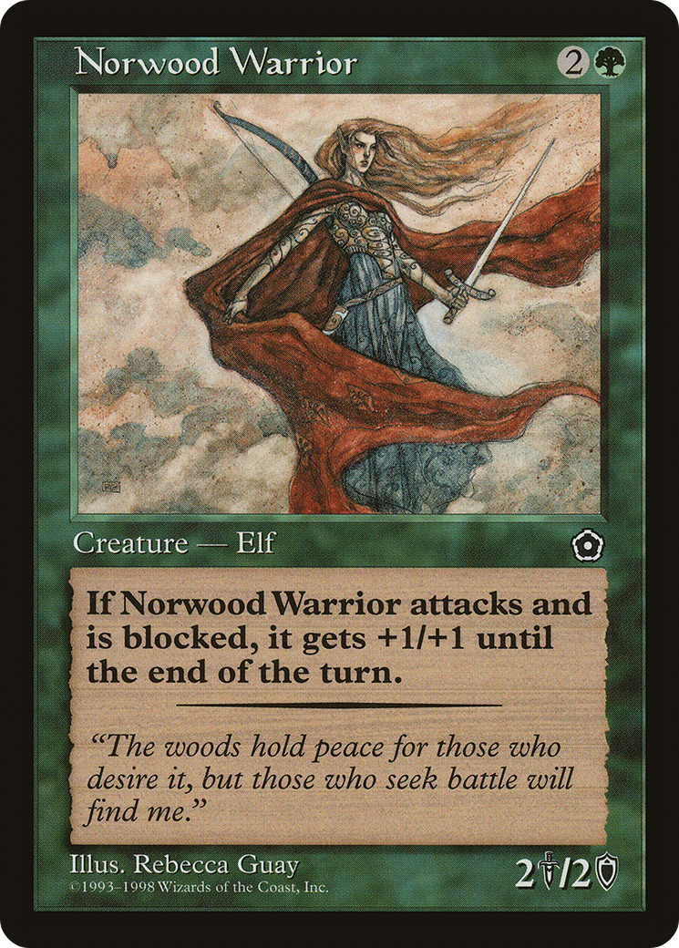 Norwood Warrior (P02-140) - Portal Second Age - Premium MTG Single from Wizards of the Coast - Just $0.11! Shop now at Game Crave Tournament Store