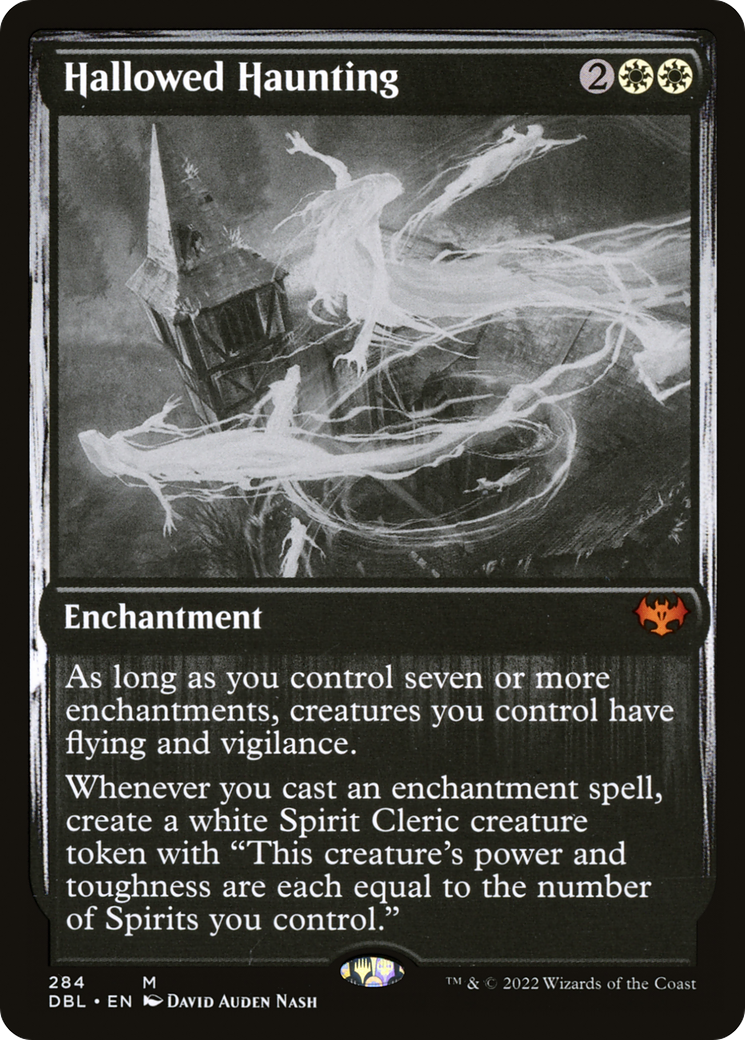 Hallowed Haunting (DBL-284) - Innistrad: Double Feature - Premium MTG Single from Wizards of the Coast - Just $2.37! Shop now at Game Crave Tournament Store
