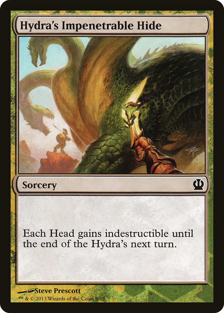 Hydra's Impenetrable Hide (TFTH-009) - Face the Hydra - Premium MTG Single from Wizards of the Coast - Just $0.59! Shop now at Game Crave Tournament Store