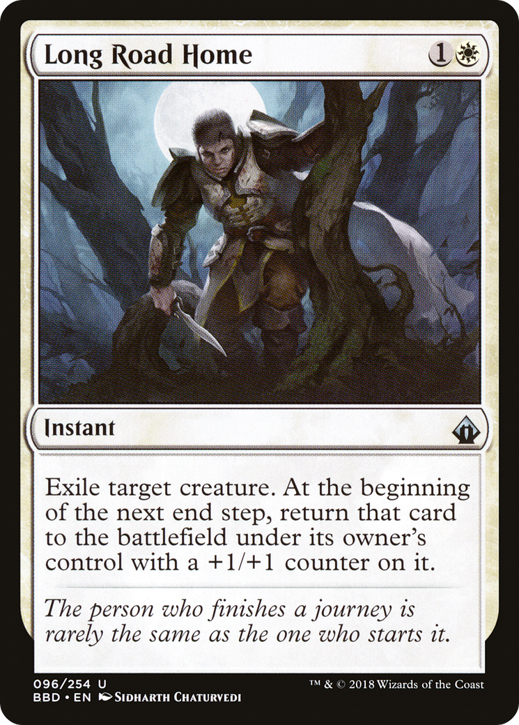 Long Road Home (BBD-096) - Battlebond Foil - Premium MTG Single from Wizards of the Coast - Just $1.68! Shop now at Game Crave Tournament Store