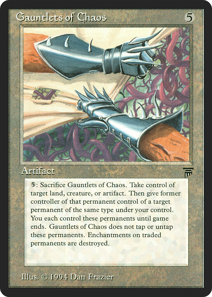 Gauntlets of Chaos (LEG-278) - Legends - Premium MTG Single from Wizards of the Coast - Just $5.43! Shop now at Game Crave Tournament Store