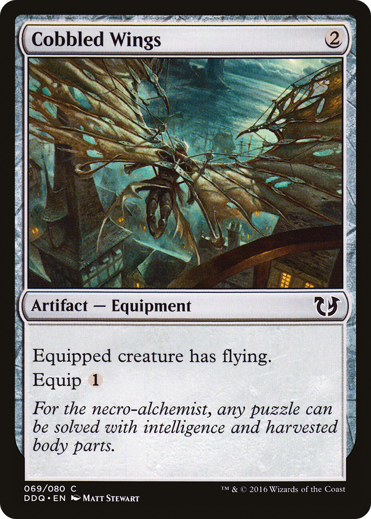 Cobbled Wings (DDQ-069) - Duel Decks: Blessed vs. Cursed - Premium MTG Single from Wizards of the Coast - Just $0.08! Shop now at Game Crave Tournament Store