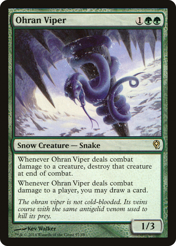 Ohran Viper (DDM-057) - Duel Decks: Jace vs. Vraska - Premium MTG Single from Wizards of the Coast - Just $0.32! Shop now at Game Crave Tournament Store