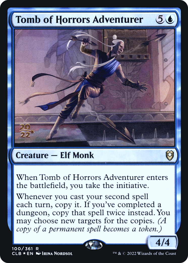 Tomb of Horrors Adventurer (PCLB-100S) - Battle for Baldur's Gate Promos Foil - Premium MTG Single from Wizards of the Coast - Just $0.21! Shop now at Game Crave Tournament Store