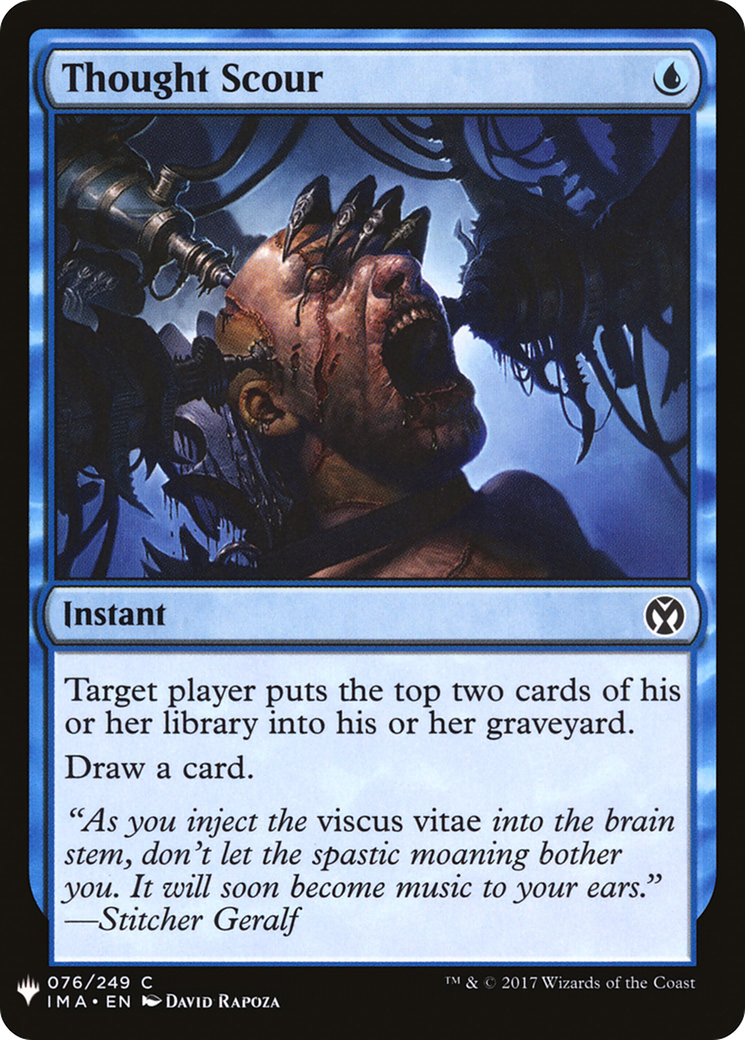 Thought Scour (MB1-522) - Mystery Booster - Premium MTG Single from Wizards of the Coast - Just $0.08! Shop now at Game Crave Tournament Store