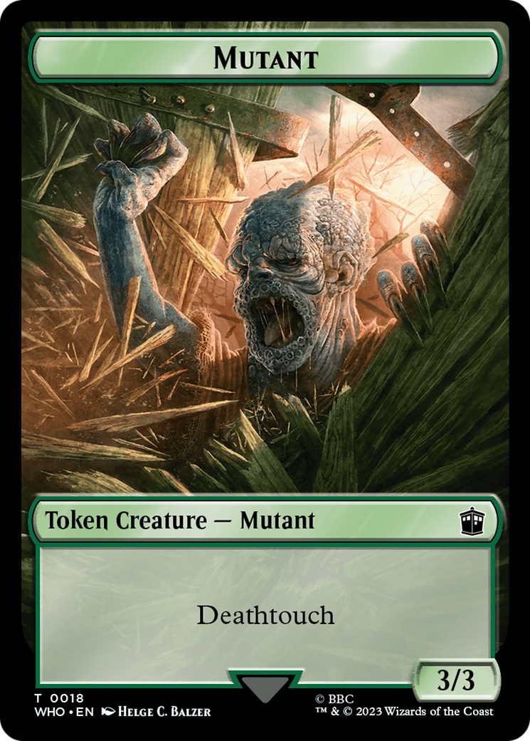 Mutant (TWHO-018) - Doctor Who Tokens Foil - Premium MTG Single from Wizards of the Coast - Just $0! Shop now at Game Crave Tournament Store