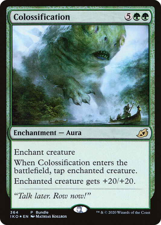 Colossification (IKO-364) - Ikoria: Lair of Behemoths Foil - Premium MTG Single from Wizards of the Coast - Just $0.14! Shop now at Game Crave Tournament Store