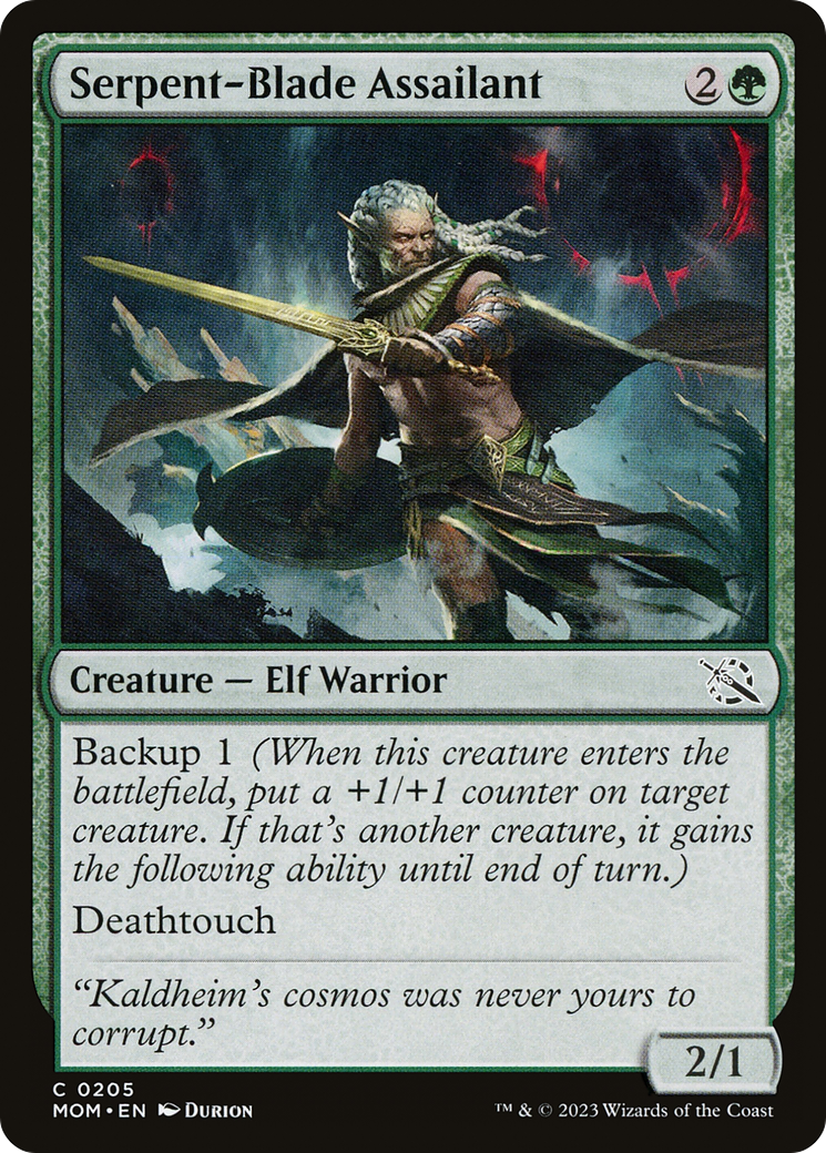 Serpent-Blade Assailant (MOM-205) - March of the Machine - Premium MTG Single from Wizards of the Coast - Just $0.08! Shop now at Game Crave Tournament Store