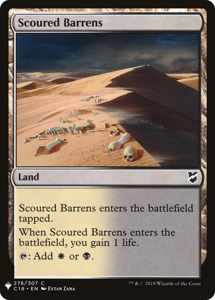 Scoured Barrens (MB1-1686) - Mystery Booster - Premium MTG Single from Wizards of the Coast - Just $0.08! Shop now at Game Crave Tournament Store