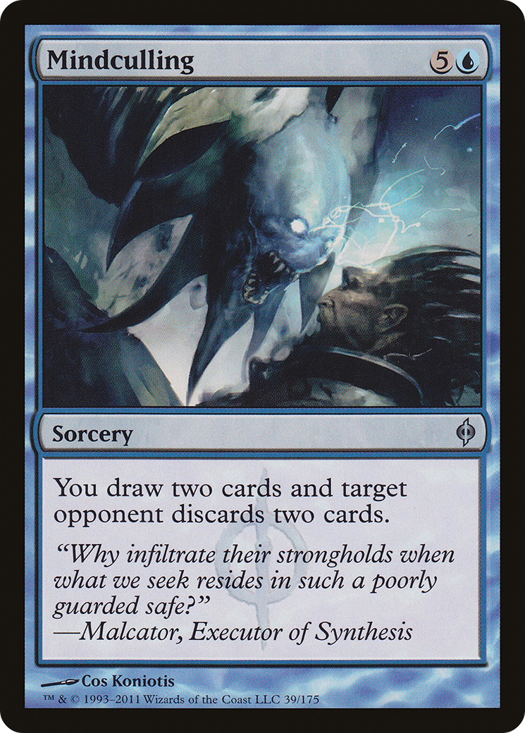 Mindculling (NPH-039) - New Phyrexia Foil - Premium MTG Single from Wizards of the Coast - Just $0.08! Shop now at Game Crave Tournament Store