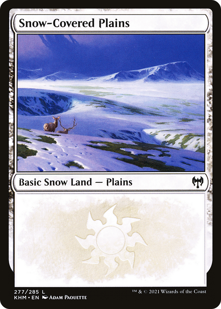 Snow-Covered Plains (KHM-277) - Kaldheim: (snow) - Premium MTG Single from Wizards of the Coast - Just $0.08! Shop now at Game Crave Tournament Store