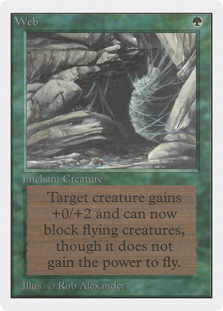 Web (2ED-229) - Unlimited Edition - Premium MTG Single from Wizards of the Coast - Just $39.98! Shop now at Game Crave Tournament Store