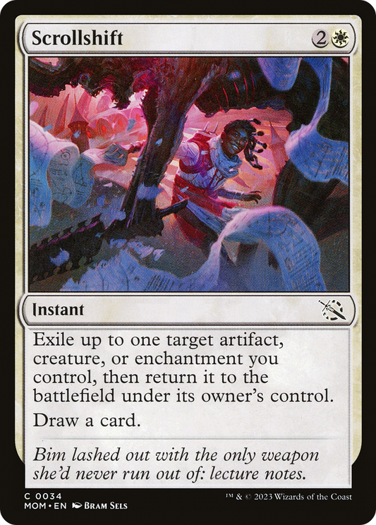 Scrollshift (MOM-034) - March of the Machine - Premium MTG Single from Wizards of the Coast - Just $0.08! Shop now at Game Crave Tournament Store