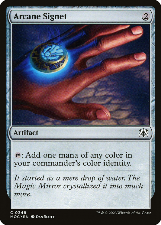 Arcane Signet (MOC-348) - March of the Machine Commander - Premium MTG Single from Wizards of the Coast - Just $0.13! Shop now at Game Crave Tournament Store