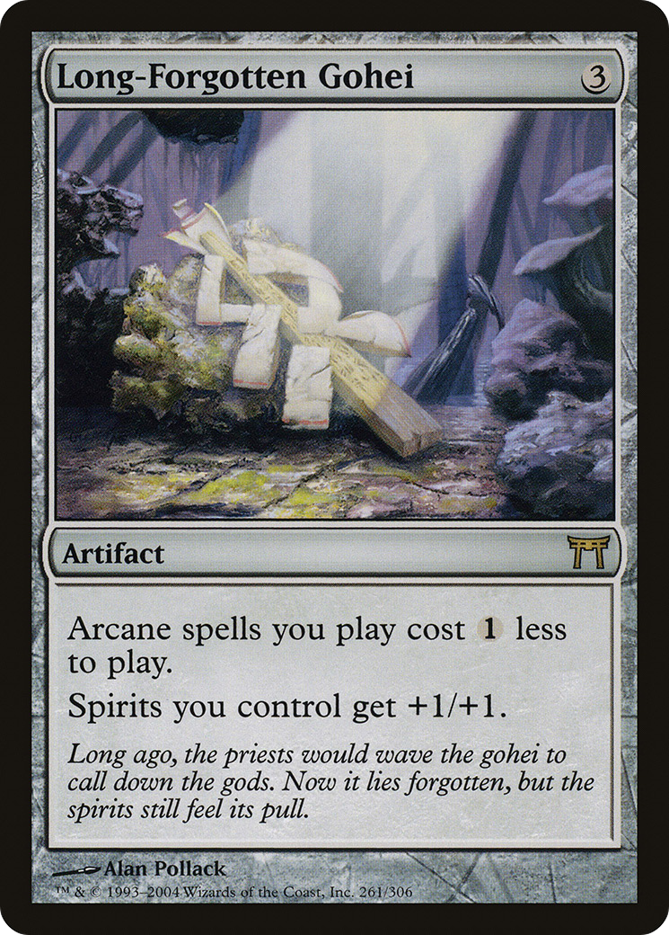 Long-Forgotten Gohei (CHK-261) - Champions of Kamigawa - Premium MTG Single from Wizards of the Coast - Just $0.32! Shop now at Game Crave Tournament Store
