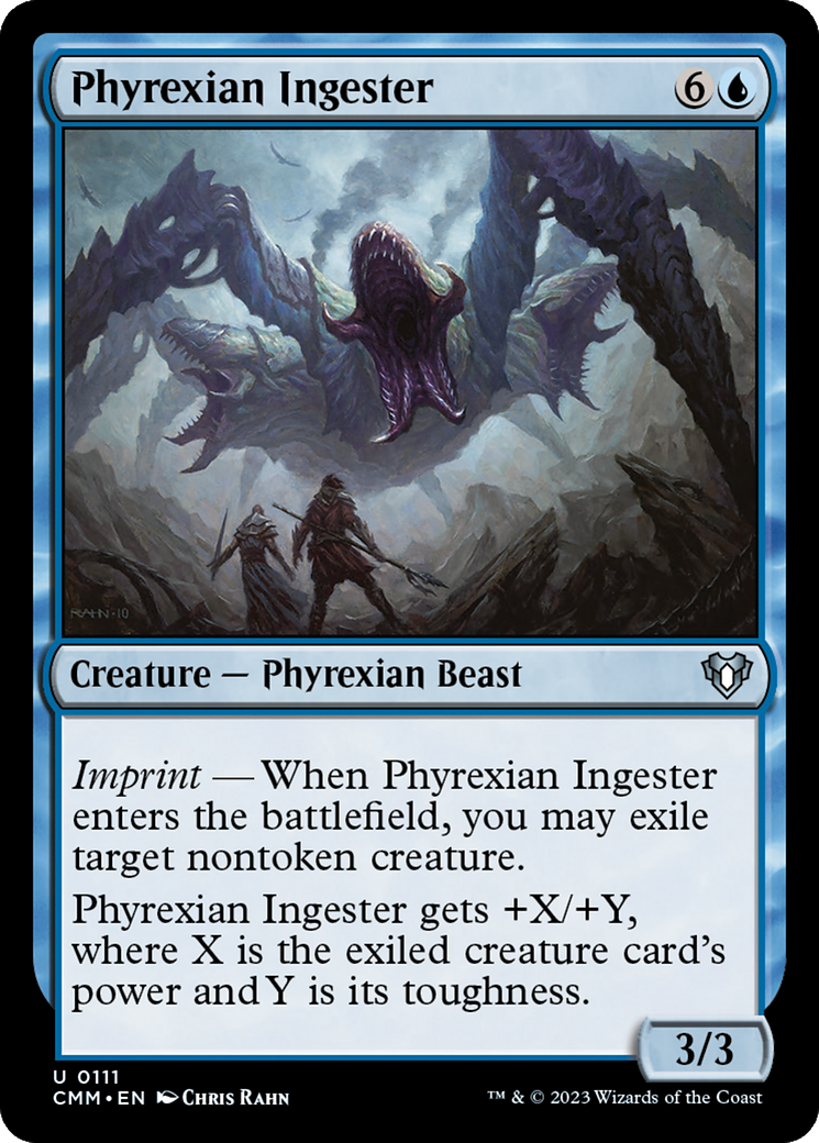 Phyrexian Ingester (CMM-111) - Commander Masters Foil - Premium MTG Single from Wizards of the Coast - Just $0.08! Shop now at Game Crave Tournament Store