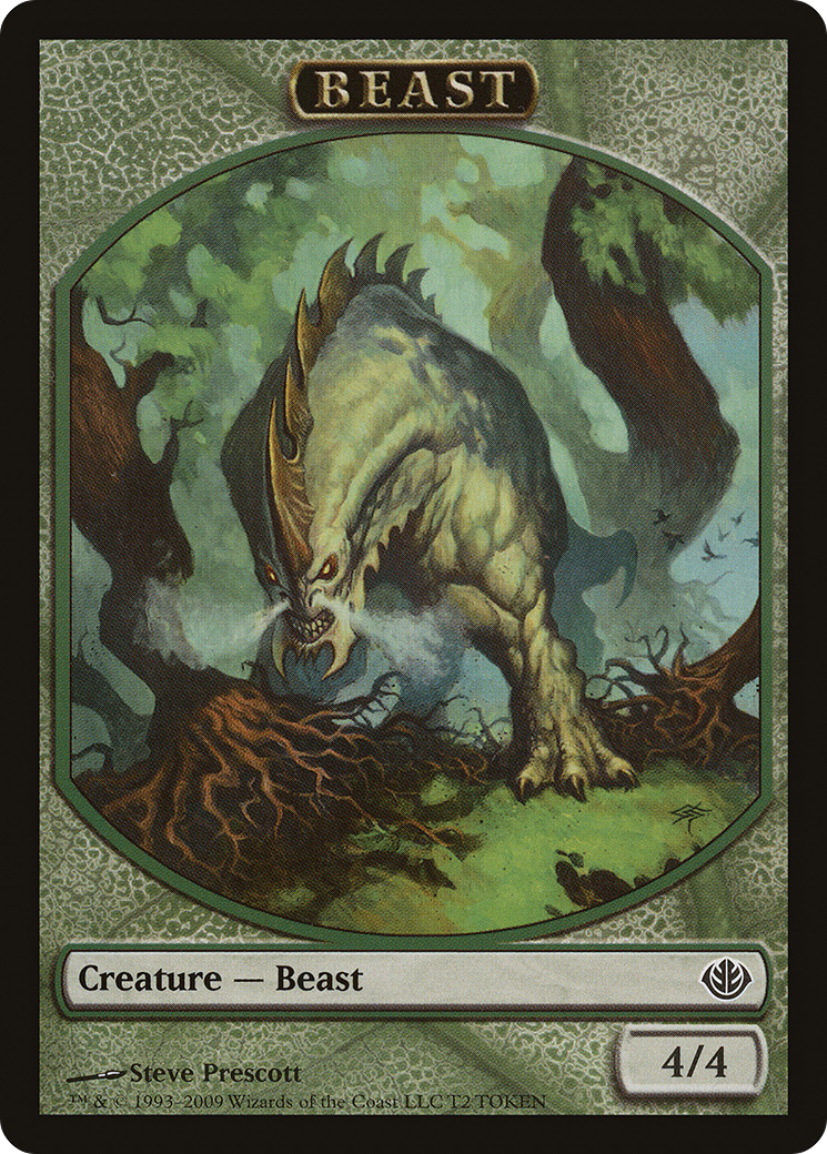 Beast (TDDD-0T2) - Duel Decks: Garruk vs. Liliana Tokens - Premium MTG Single from Wizards of the Coast - Just $1.16! Shop now at Game Crave Tournament Store