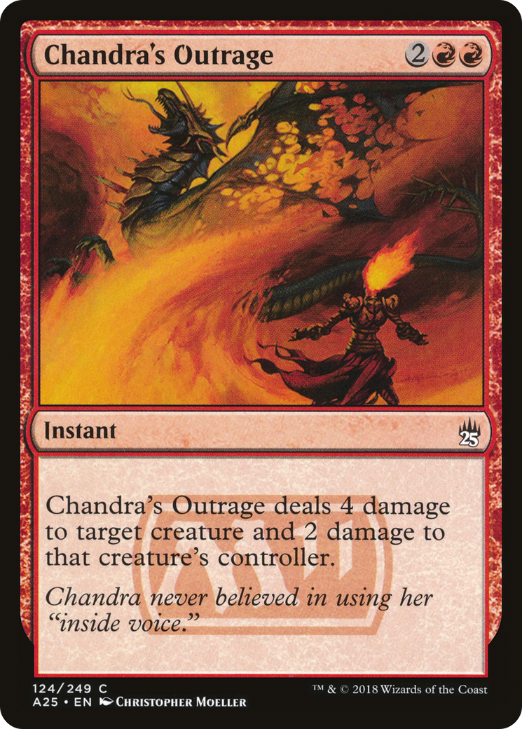 Chandra's Outrage (A25-124) - Masters 25 - Premium MTG Single from Wizards of the Coast - Just $0.25! Shop now at Game Crave Tournament Store