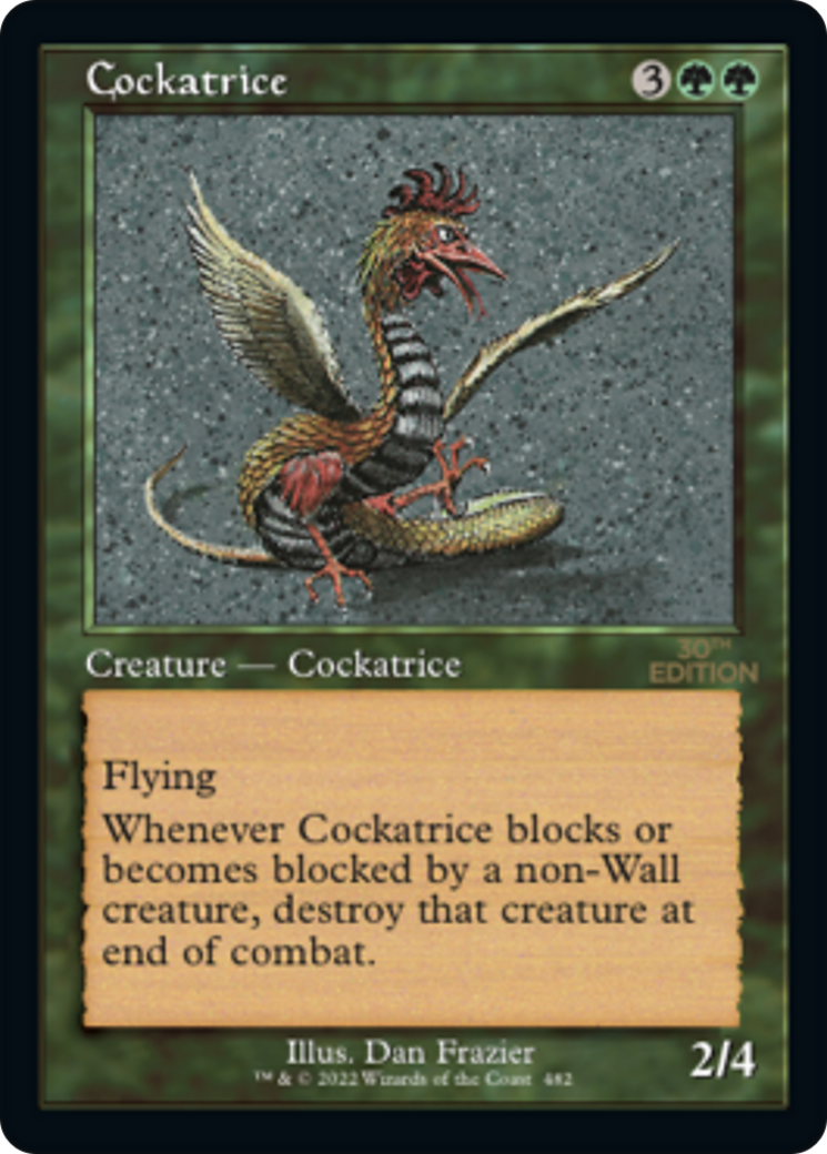 Cockatrice (30A-482) - 30th Anniversary Edition - Premium MTG Single from Wizards of the Coast - Just $0! Shop now at Game Crave Tournament Store