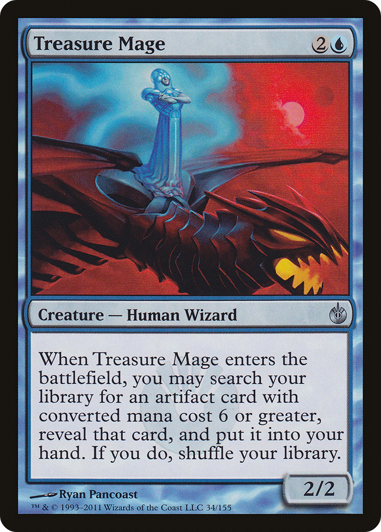 Treasure Mage (MBS-034) - Mirrodin Besieged Foil - Premium MTG Single from Wizards of the Coast - Just $0.49! Shop now at Game Crave Tournament Store