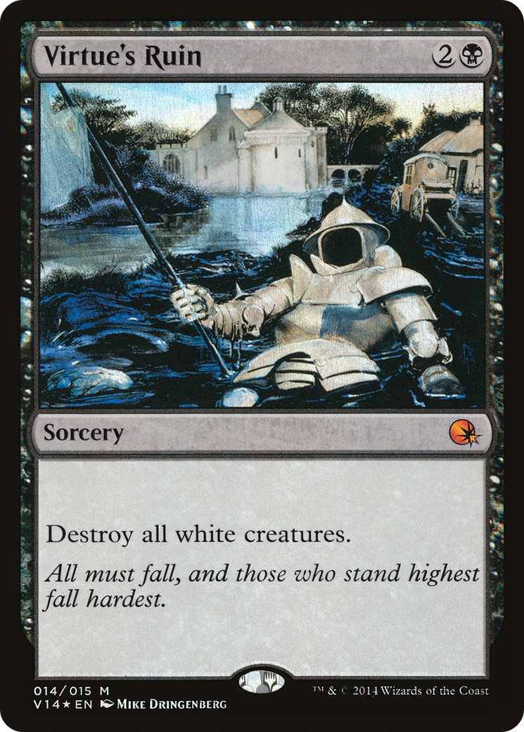 Virtue's Ruin (V14-014) - From the Vault: Annihilation Foil - Premium MTG Single from Wizards of the Coast - Just $0.15! Shop now at Game Crave Tournament Store