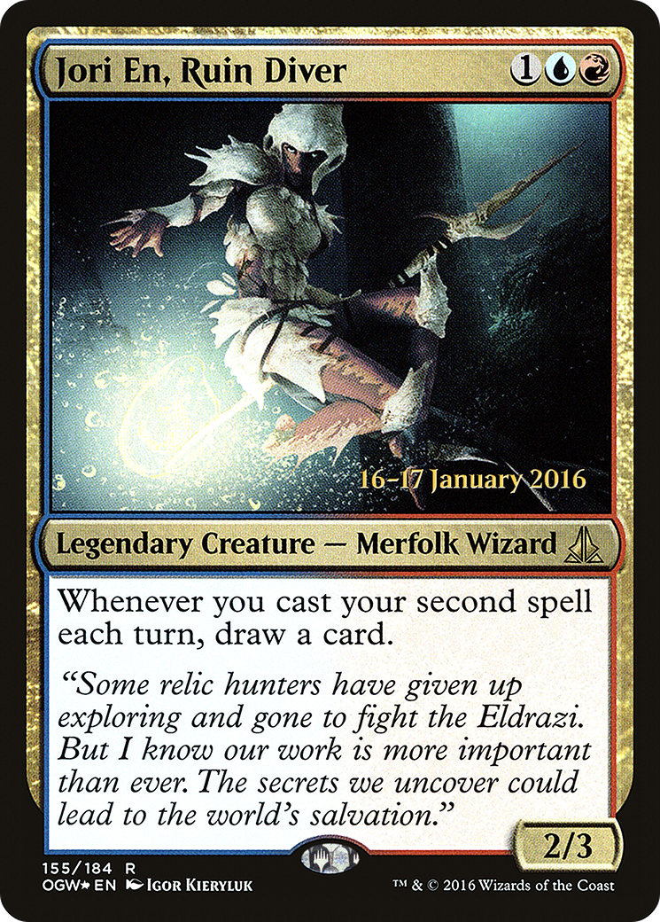 Jori En, Ruin Diver (POGW-155S) - Oath of the Gatewatch Promos Foil - Premium MTG Single from Wizards of the Coast - Just $0.44! Shop now at Game Crave Tournament Store
