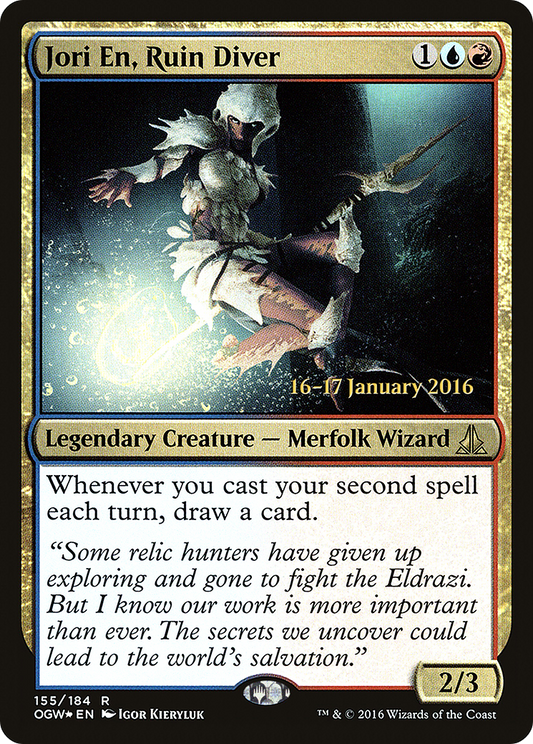 Jori En, Ruin Diver (POGW-155S) - Oath of the Gatewatch Promos Foil - Premium MTG Single from Wizards of the Coast - Just $0.44! Shop now at Game Crave Tournament Store