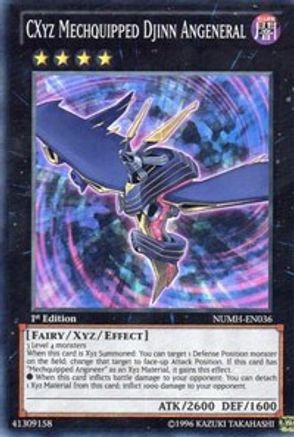 CXyz Mechquipped Djinn Angeneral (NUMH-EN036) - Number Hunters Unlimited - Premium Yugioh Single from Konami - Just $0.25! Shop now at Game Crave Tournament Store